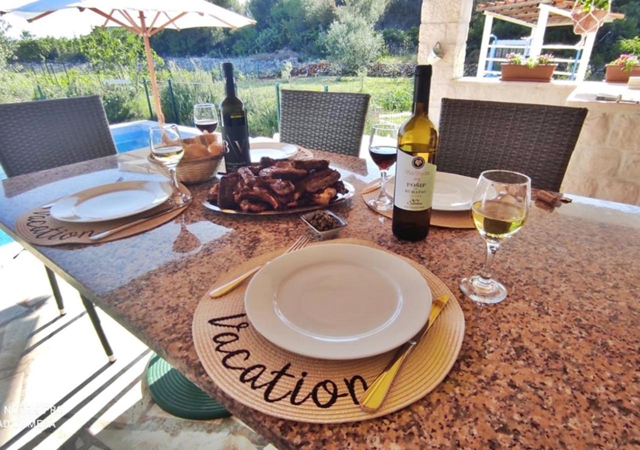 Flamingo - House With Private Pool Vila Gornji Seget Exterior foto
