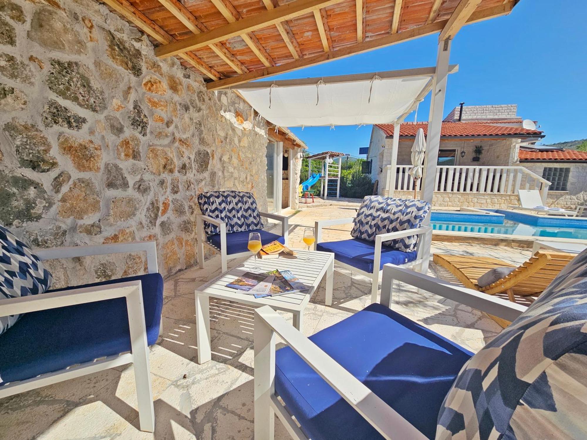 Flamingo - House With Private Pool Vila Gornji Seget Exterior foto