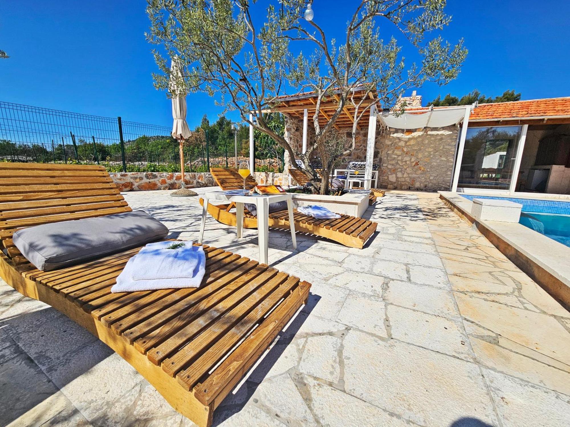 Flamingo - House With Private Pool Vila Gornji Seget Exterior foto